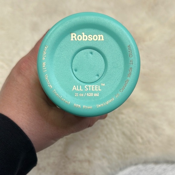 Lamose Teal Stainless Steel Water Bottle - Picture 3 of 4